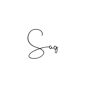 Sag stylish signature style. Best Handwritten Sign (Andilay-7BmLP) for my name. Handwritten Signature Collection Ideas for my name Sag. Sag signature style 4 images and pictures png