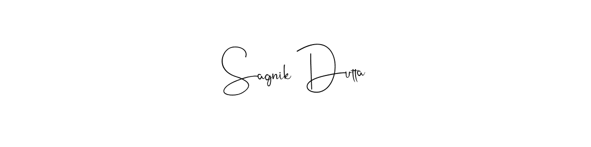 Use a signature maker to create a handwritten signature online. With this signature software, you can design (Andilay-7BmLP) your own signature for name Sagnik Dutta. Sagnik Dutta signature style 4 images and pictures png