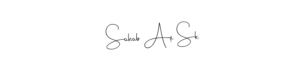 Once you've used our free online signature maker to create your best signature Andilay-7BmLP style, it's time to enjoy all of the benefits that Sahab Ali Sk name signing documents. Sahab Ali Sk signature style 4 images and pictures png