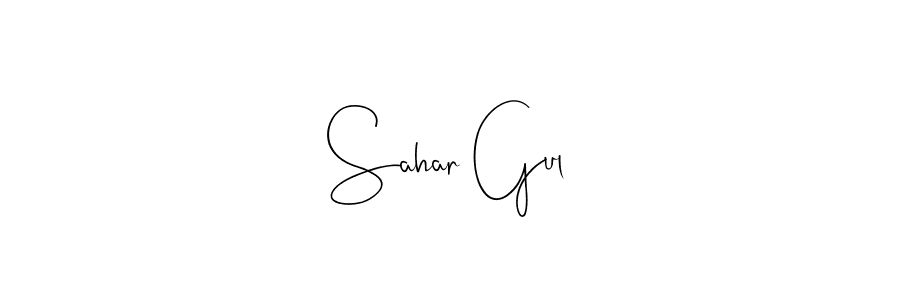 How to make Sahar Gul signature? Andilay-7BmLP is a professional autograph style. Create handwritten signature for Sahar Gul name. Sahar Gul signature style 4 images and pictures png