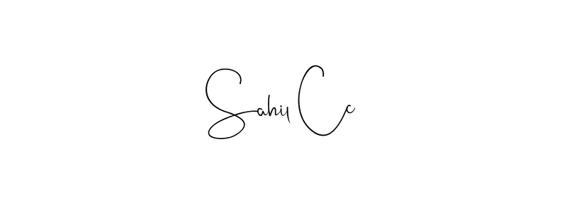 Here are the top 10 professional signature styles for the name Sahil Cc. These are the best autograph styles you can use for your name. Sahil Cc signature style 4 images and pictures png