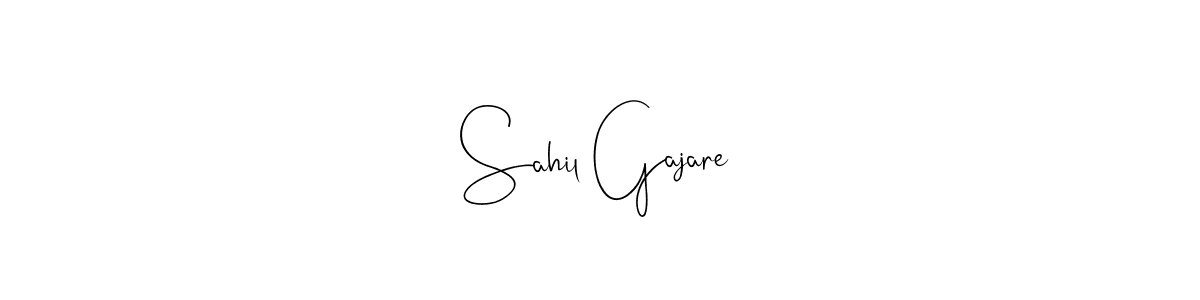 Design your own signature with our free online signature maker. With this signature software, you can create a handwritten (Andilay-7BmLP) signature for name Sahil Gajare. Sahil Gajare signature style 4 images and pictures png