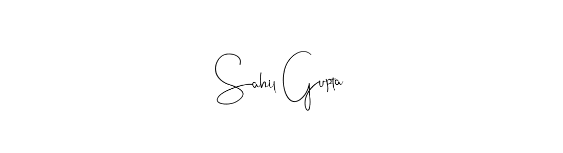 It looks lik you need a new signature style for name Sahil Gupta. Design unique handwritten (Andilay-7BmLP) signature with our free signature maker in just a few clicks. Sahil Gupta signature style 4 images and pictures png