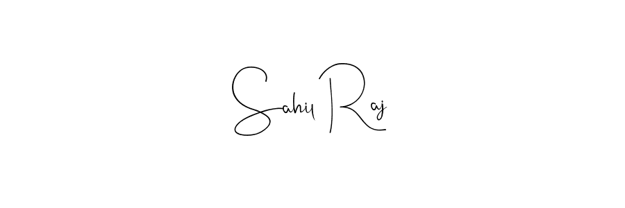 It looks lik you need a new signature style for name Sahil Raj. Design unique handwritten (Andilay-7BmLP) signature with our free signature maker in just a few clicks. Sahil Raj signature style 4 images and pictures png