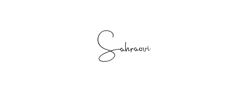 You should practise on your own different ways (Andilay-7BmLP) to write your name (Sahraoui) in signature. don't let someone else do it for you. Sahraoui signature style 4 images and pictures png