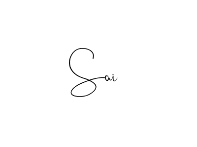 Also You can easily find your signature by using the search form. We will create Sai  name handwritten signature images for you free of cost using Andilay-7BmLP sign style. Sai  signature style 4 images and pictures png