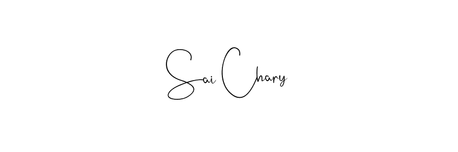 You should practise on your own different ways (Andilay-7BmLP) to write your name (Sai Chary) in signature. don't let someone else do it for you. Sai Chary signature style 4 images and pictures png