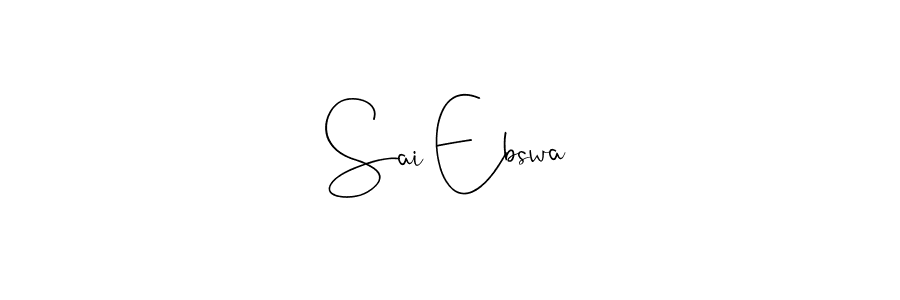 Check out images of Autograph of Sai Ebswa name. Actor Sai Ebswa Signature Style. Andilay-7BmLP is a professional sign style online. Sai Ebswa signature style 4 images and pictures png