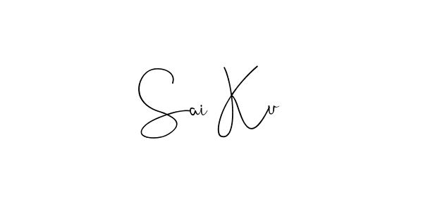 Use a signature maker to create a handwritten signature online. With this signature software, you can design (Andilay-7BmLP) your own signature for name Sai Ku. Sai Ku signature style 4 images and pictures png