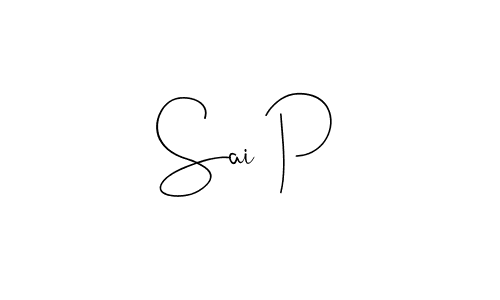 Andilay-7BmLP is a professional signature style that is perfect for those who want to add a touch of class to their signature. It is also a great choice for those who want to make their signature more unique. Get Sai P name to fancy signature for free. Sai P signature style 4 images and pictures png