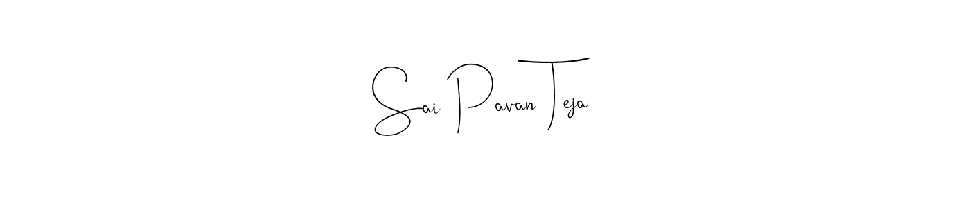 Make a beautiful signature design for name Sai Pavan Teja. With this signature (Andilay-7BmLP) style, you can create a handwritten signature for free. Sai Pavan Teja signature style 4 images and pictures png