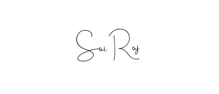 You should practise on your own different ways (Andilay-7BmLP) to write your name (Sai Raj) in signature. don't let someone else do it for you. Sai Raj signature style 4 images and pictures png