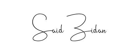 Discover the perfect balance of readability and style for Said Zidan with Andilay-7BmLP font. Create your dream signature today. Said Zidan signature style 4 images and pictures png