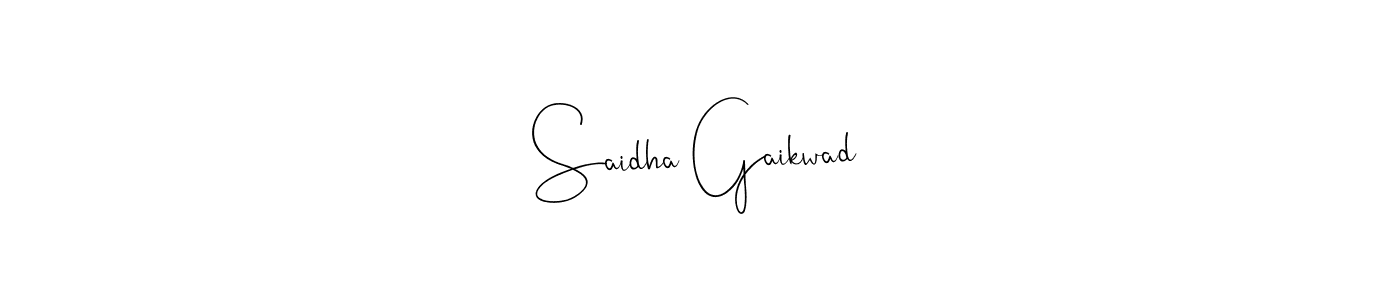 Here are the top 10 professional signature styles for the name Saidha Gaikwad. These are the best autograph styles you can use for your name. Saidha Gaikwad signature style 4 images and pictures png