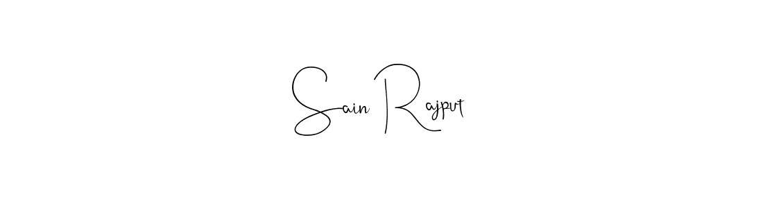 The best way (Andilay-7BmLP) to make a short signature is to pick only two or three words in your name. The name Sain Rajput include a total of six letters. For converting this name. Sain Rajput signature style 4 images and pictures png