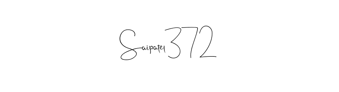 Use a signature maker to create a handwritten signature online. With this signature software, you can design (Andilay-7BmLP) your own signature for name Saipatel372. Saipatel372 signature style 4 images and pictures png