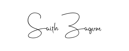 A classic penmanship look for Saith Zagum. The Andilay-7BmLP font brings timeless elegance and confidence to every signed document. Saith Zagum signature style 4 images and pictures png