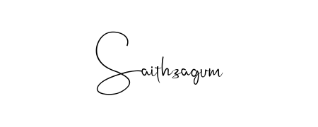 A classic penmanship look for Saithzagum. The Andilay-7BmLP font brings timeless elegance and confidence to every signed document. Saithzagum signature style 4 images and pictures png