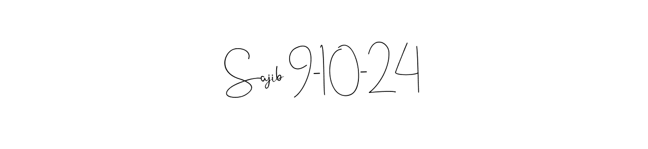 Make a beautiful signature design for name Sajib 9-10-24. Use this online signature maker to create a handwritten signature for free. Sajib 9-10-24 signature style 4 images and pictures png