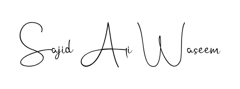 Check out images of Autograph of Sajid Ali Waseem name. Actor Sajid Ali Waseem Signature Style. Andilay-7BmLP is a professional sign style online. Sajid Ali Waseem signature style 4 images and pictures png