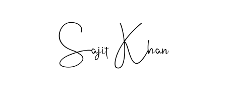 Use a signature maker to create a handwritten signature online. With this signature software, you can design (Andilay-7BmLP) your own signature for name Sajit Khan. Sajit Khan signature style 4 images and pictures png