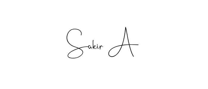 Best and Professional Signature Style for Sakir A. Andilay-7BmLP Best Signature Style Collection. Sakir A signature style 4 images and pictures png