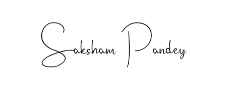 Here are the top professional signature styles for the name Saksham Pandey. These are the best autograph styles you can use for your name. Saksham Pandey signature style 4 images and pictures png