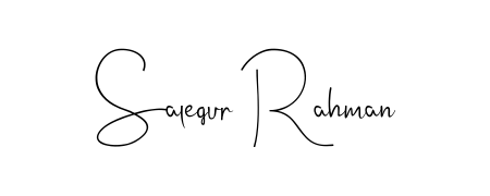 Enhance your business communications with Salequr Rahman signature in Andilay-7BmLP lettering. Clean, modern, and universally compatible. Salequr Rahman signature style 4 images and pictures png