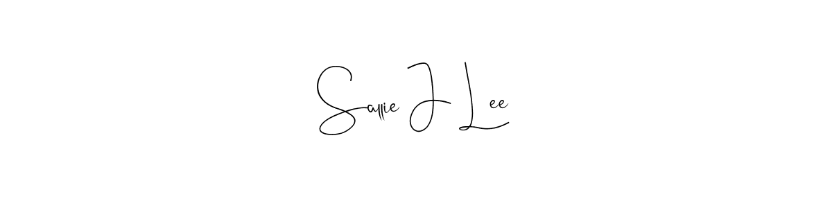 Sallie J Lee stylish signature style. Best Handwritten Sign (Andilay-7BmLP) for my name. Handwritten Signature Collection Ideas for my name Sallie J Lee. Sallie J Lee signature style 4 images and pictures png