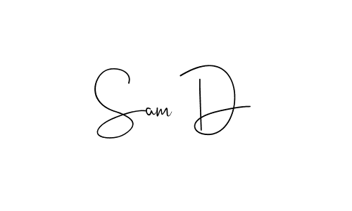 You can use this online signature creator to create a handwritten signature for the name Sam D. This is the best online autograph maker. Sam D signature style 4 images and pictures png