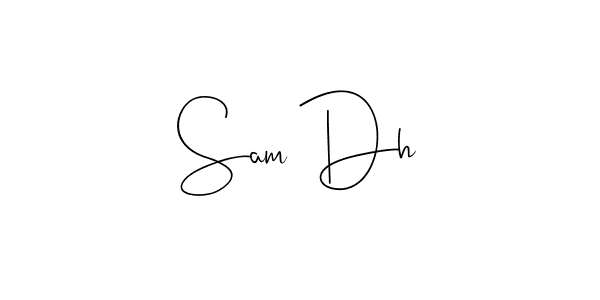 Make a beautiful signature design for name Sam Dh. Use this online signature maker to create a handwritten signature for free. Sam Dh signature style 4 images and pictures png