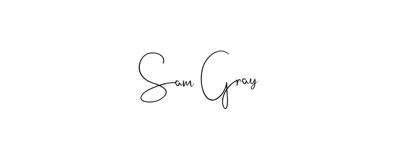 Make a beautiful signature design for name Sam Gray. With this signature (Andilay-7BmLP) style, you can create a handwritten signature for free. Sam Gray signature style 4 images and pictures png