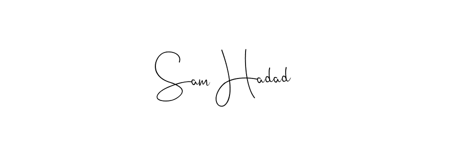 It looks lik you need a new signature style for name Sam Hadad. Design unique handwritten (Andilay-7BmLP) signature with our free signature maker in just a few clicks. Sam Hadad signature style 4 images and pictures png