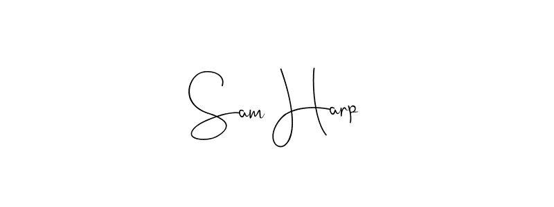 Also we have Sam Harp name is the best signature style. Create professional handwritten signature collection using Andilay-7BmLP autograph style. Sam Harp signature style 4 images and pictures png