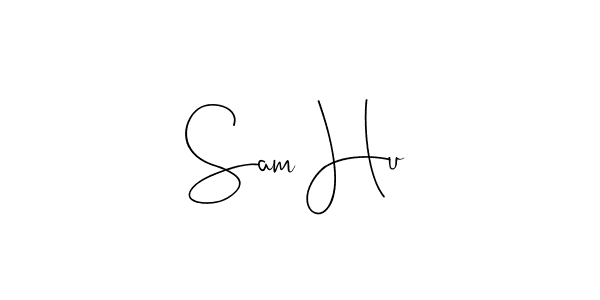 Here are the top 10 professional signature styles for the name Sam Hu. These are the best autograph styles you can use for your name. Sam Hu signature style 4 images and pictures png