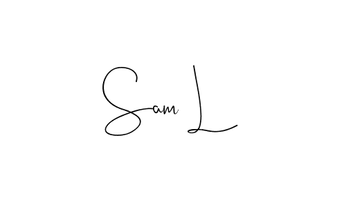 Similarly Andilay-7BmLP is the best handwritten signature design. Signature creator online .You can use it as an online autograph creator for name Sam L. Sam L signature style 4 images and pictures png
