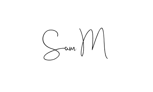 You can use this online signature creator to create a handwritten signature for the name Sam M. This is the best online autograph maker. Sam M signature style 4 images and pictures png