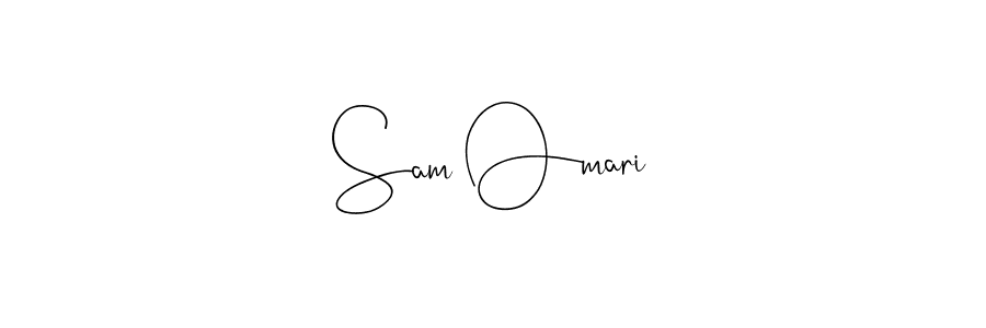 The best way (Andilay-7BmLP) to make a short signature is to pick only two or three words in your name. The name Sam Omari include a total of six letters. For converting this name. Sam Omari signature style 4 images and pictures png