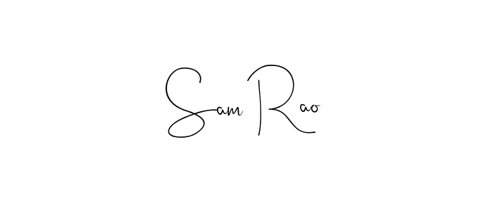 See photos of Sam Rao official signature by Spectra . Check more albums & portfolios. Read reviews & check more about Andilay-7BmLP font. Sam Rao signature style 4 images and pictures png