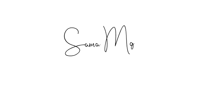 The best way (Andilay-7BmLP) to make a short signature is to pick only two or three words in your name. The name Sama Mg include a total of six letters. For converting this name. Sama Mg signature style 4 images and pictures png