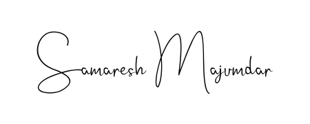 Get inspired by this graceful Andilay-7BmLP signature style for name Samaresh Majumdar. Smooth loops and balanced proportions for everyday use. Samaresh Majumdar signature style 4 images and pictures png