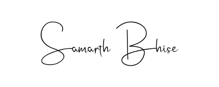Style your name Samarth Bhise with confidence using Andilay-7BmLP signature design. Simple, elegant, and ready for immediate document use. Samarth Bhise signature style 4 images and pictures png