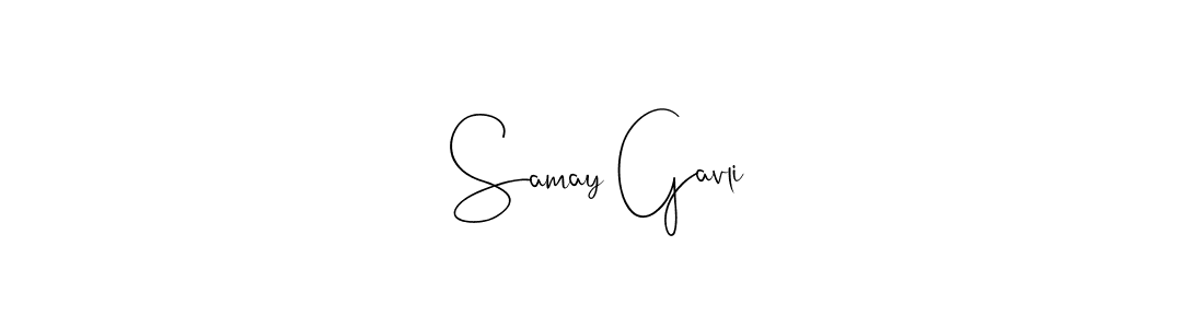 Similarly Andilay-7BmLP is the best handwritten signature design. Signature creator online .You can use it as an online autograph creator for name Samay Gavli. Samay Gavli signature style 4 images and pictures png