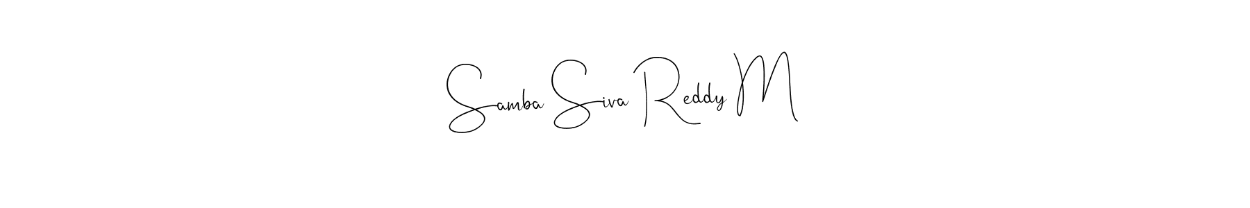 See photos of Samba Siva Reddy M official signature by Spectra . Check more albums & portfolios. Read reviews & check more about Andilay-7BmLP font. Samba Siva Reddy M signature style 4 images and pictures png