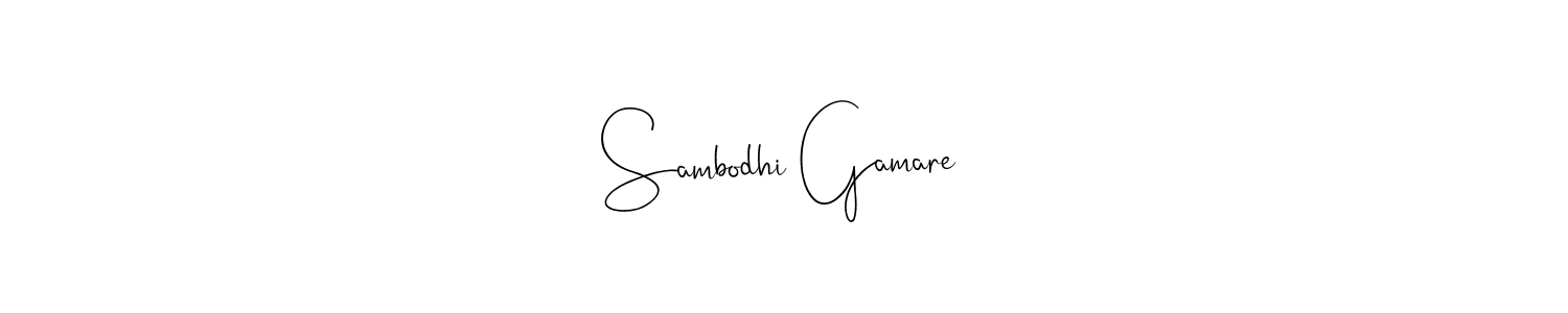 See photos of Sambodhi Gamare official signature by Spectra . Check more albums & portfolios. Read reviews & check more about Andilay-7BmLP font. Sambodhi Gamare signature style 4 images and pictures png