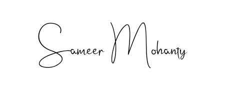 The Andilay-7BmLP font gives name Sameer Mohanty a signature that looks effortless yet distinguished. Download high-res PNG instantly. Sameer Mohanty signature style 4 images and pictures png