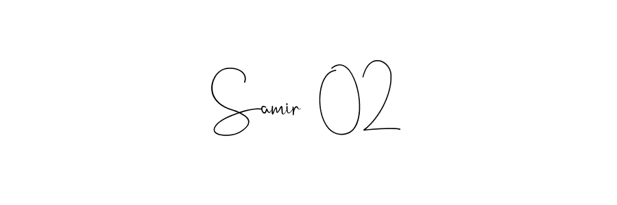 Make a beautiful signature design for name Samir  02. Use this online signature maker to create a handwritten signature for free. Samir  02 signature style 4 images and pictures png