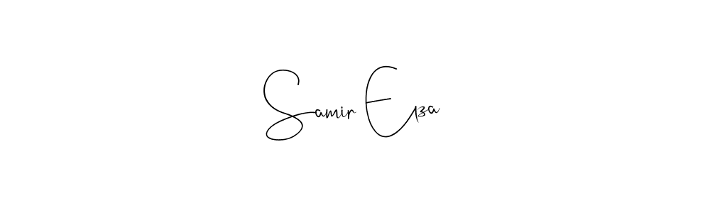 Design your own signature with our free online signature maker. With this signature software, you can create a handwritten (Andilay-7BmLP) signature for name Samir Elza. Samir Elza signature style 4 images and pictures png