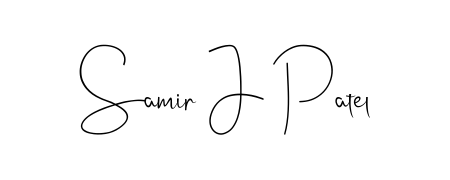 Get inspired by this graceful Andilay-7BmLP signature style for name Samir J Patel. Smooth loops and balanced proportions for everyday use. Samir J Patel signature style 4 images and pictures png