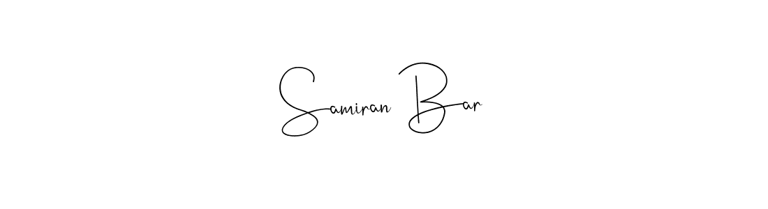 Samiran Bar stylish signature style. Best Handwritten Sign (Andilay-7BmLP) for my name. Handwritten Signature Collection Ideas for my name Samiran Bar. Samiran Bar signature style 4 images and pictures png